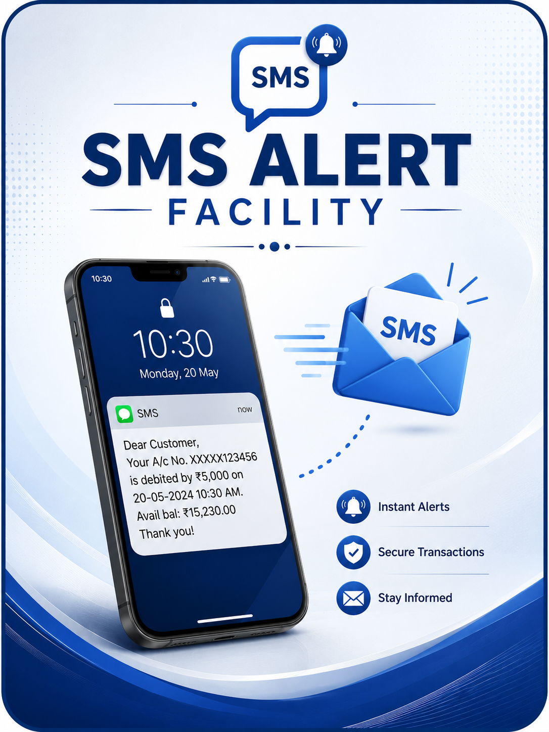 SMS Alert Facility